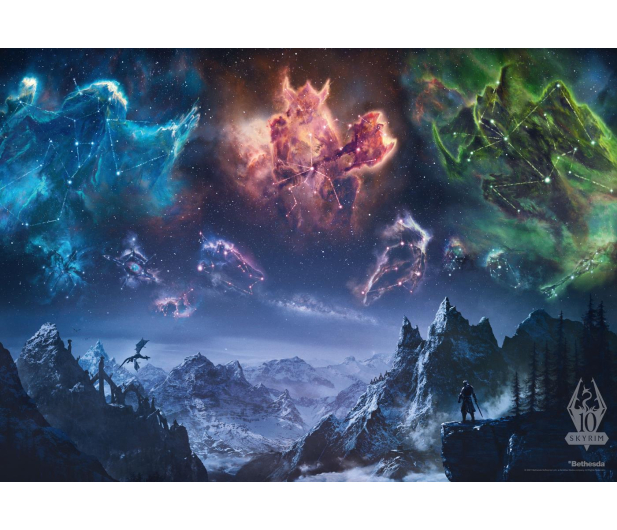 GOOD LOOT Skyrim 10th Anniversary Puzzle 1000 - 694517 - zdjęcie 3